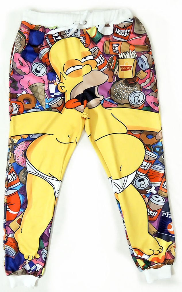 Image of  Vintage 3D Homer Simpsons Joggers 