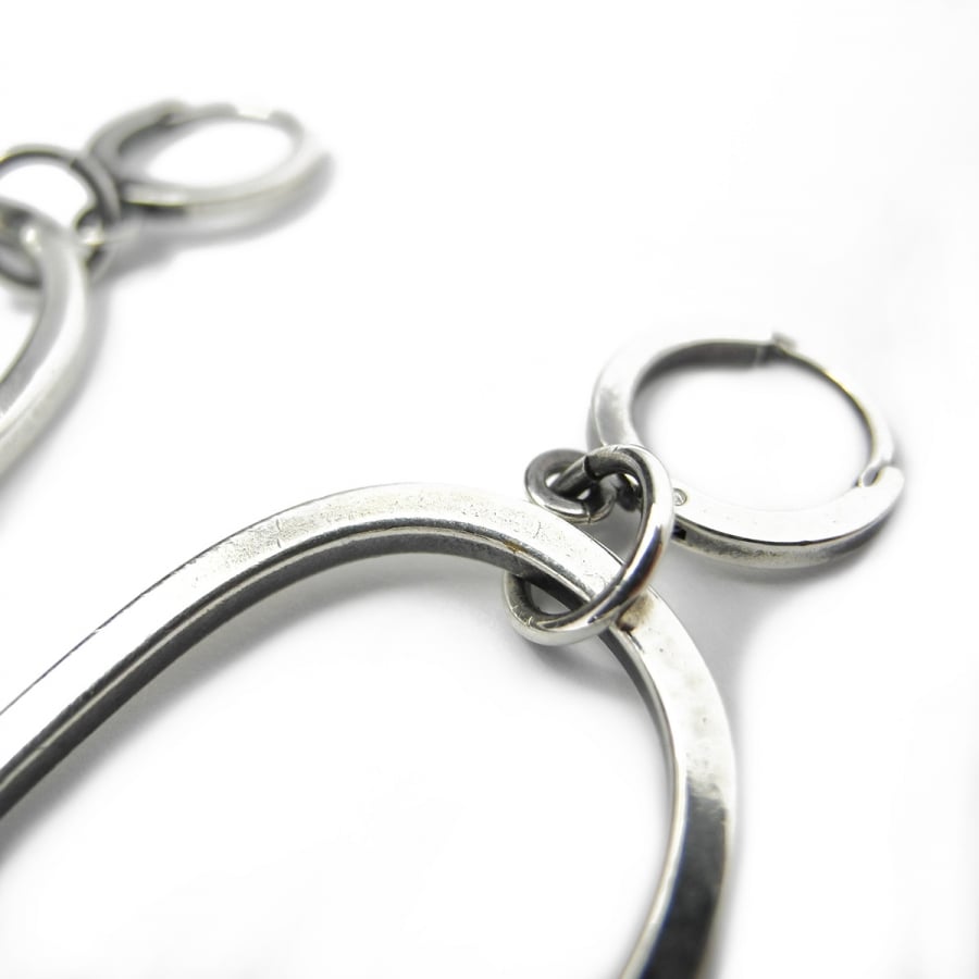 Image of Boucles JOSIE plaquées argent