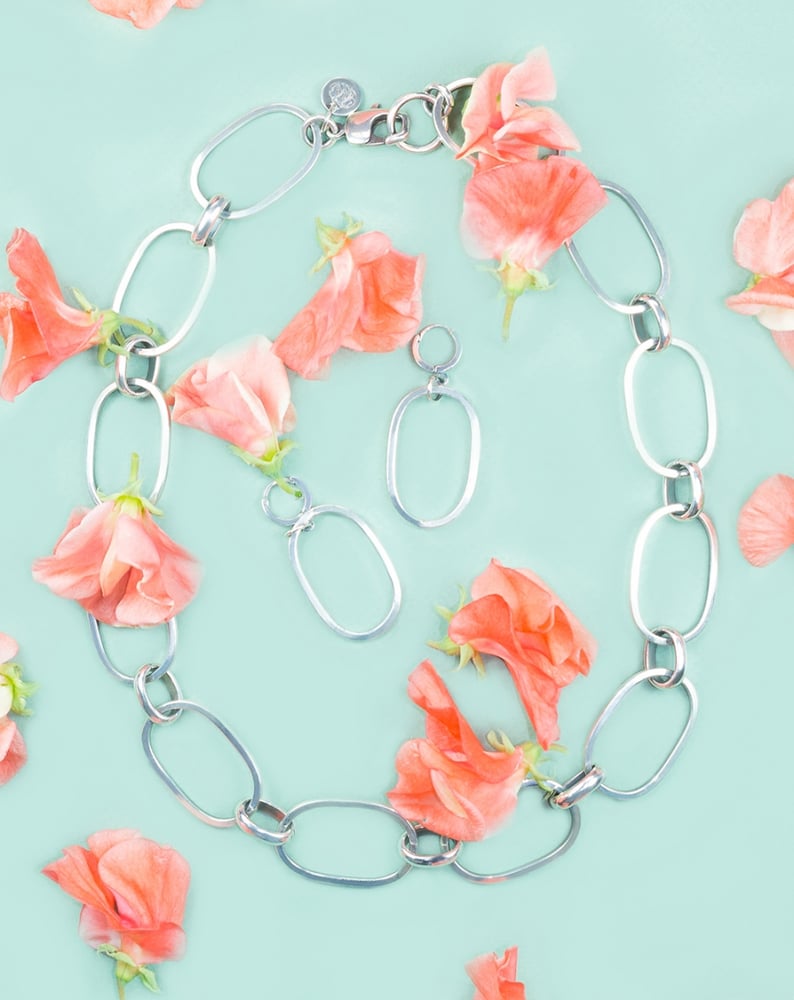 Image of Boucles JOSIE plaquées argent
