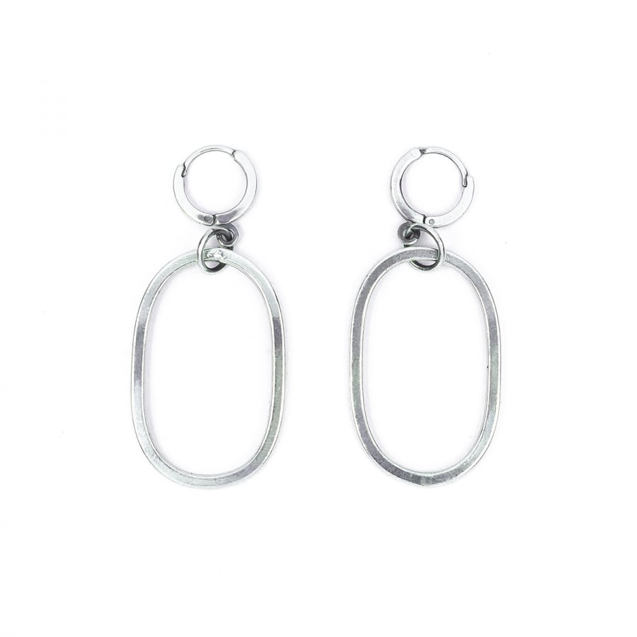 Image of Boucles JOSIE plaquées argent
