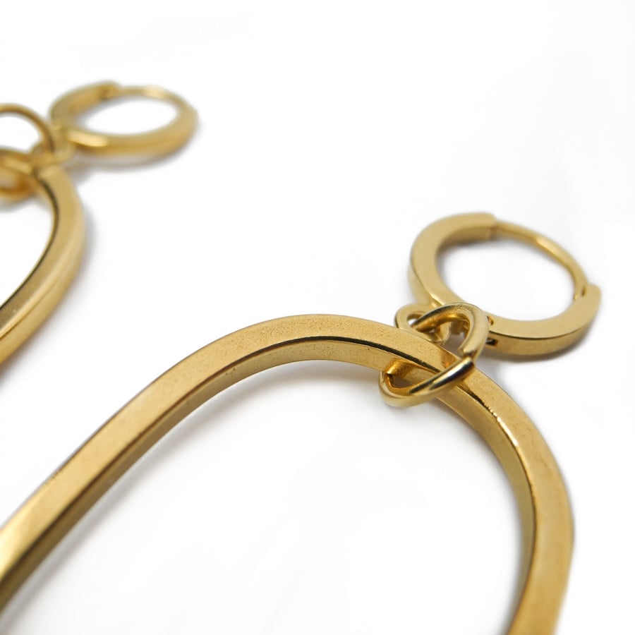 Image of Boucles JOSIE plaquées or