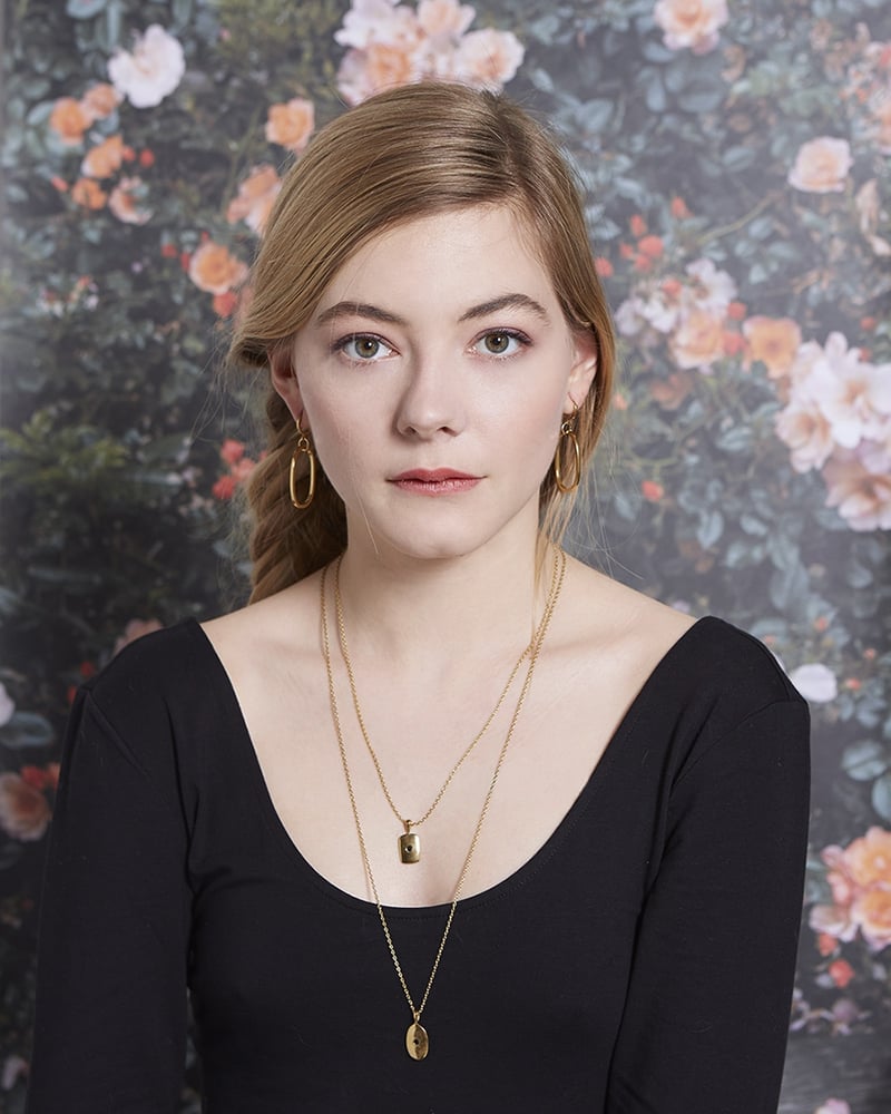 Image of Boucles JOSIE plaquées or