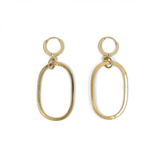 Image of Boucles JOSIE plaquées or