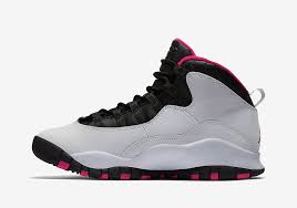 Image of Air Jordan 10 - Vivid Pink PRE ORDER GS