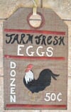 Farm Fresh Eggs- Vintage Tag Series