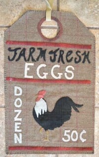 Image 1 of Farm Fresh Eggs- Vintage Tag Series