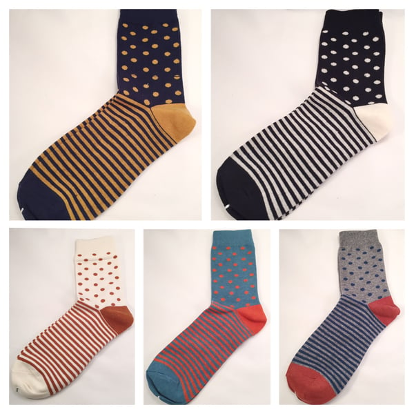 Image of Dots & Stripes Socks