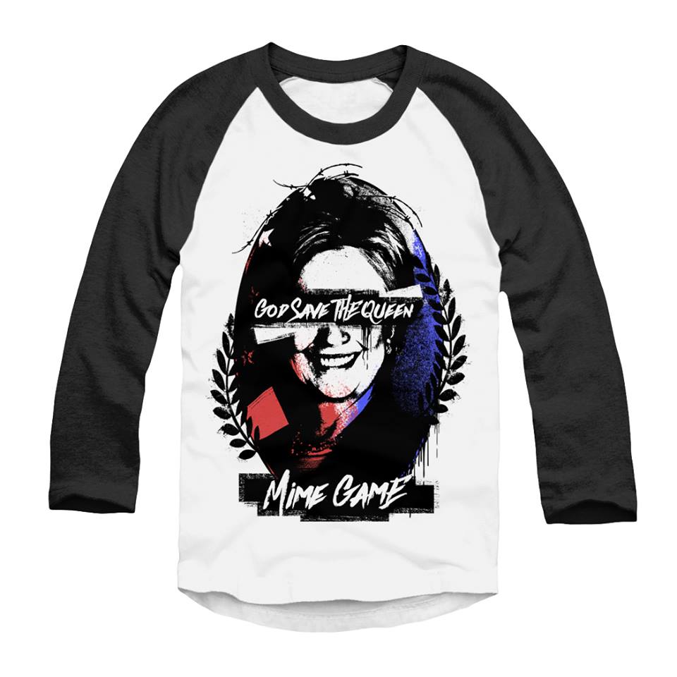 Image of God Save the Queen baseball tee