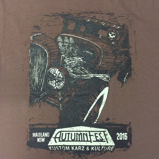 Image of AutumnFest Guys & Ladies T-Shirt Brown