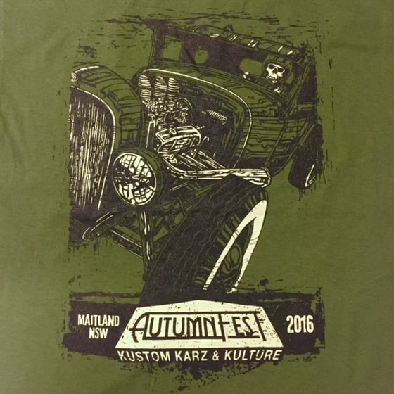 Image of AutumnFest Guys T-Shirt Military Green 