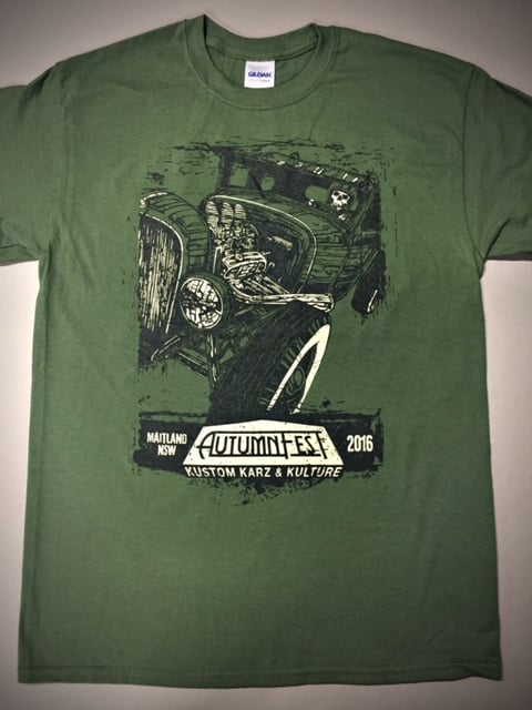 Image of AutumnFest Guys T-Shirt Military Green 