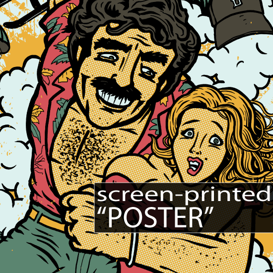 Image of Antix "Mustache Ride" POSTER