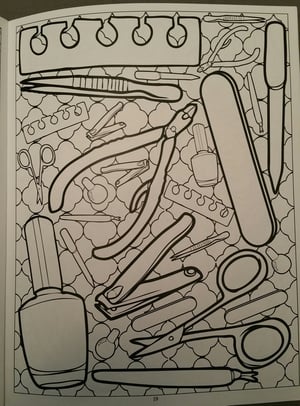 Image of Glisten & Glow - Manis & More Nail Polish Themed Coloring Book