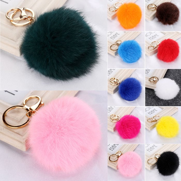 Image of Rabbit Tail Keychain