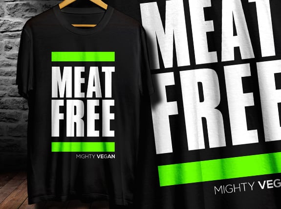 Image of MEAT FREE TRI-BLEND TEE