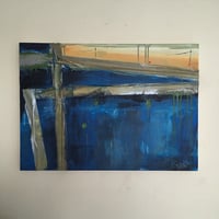 Image 1 of SHELTER #3 - Acrylic on canvas with tape, 60 x 40cms