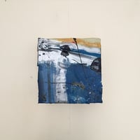 Image 1 of SHELTER #7  - Acrylic on canvas with tape, 10 x 10cms