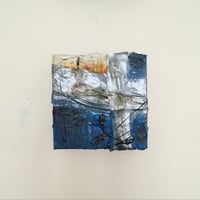 Image 1 of SHELTER #8 - Acrylic on canvas with tape, 10 x 10cms