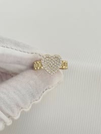 Image 1 of High Quality Gold Plated Heart Ring for women/perfect ring for her/best Mother’s Day gift.