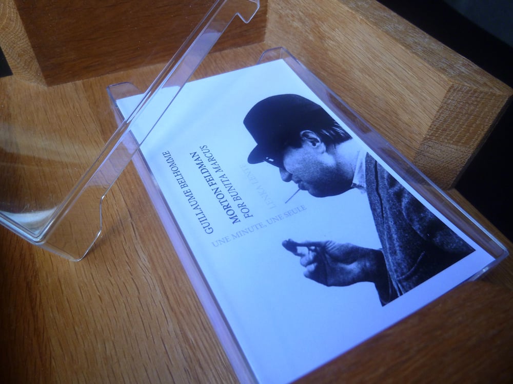 Image of Morton Feldman : For Bunita Marcus / Une minute de Guillaume Belhomme