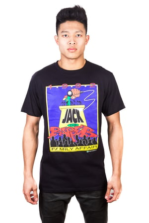 Image of Cross Colours - JACK THE RAPPER T-SHIRT - Black