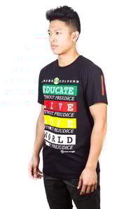 Image 3 of Cross Colours - WITHOUT PREJUDICE T-SHIRT - Black
