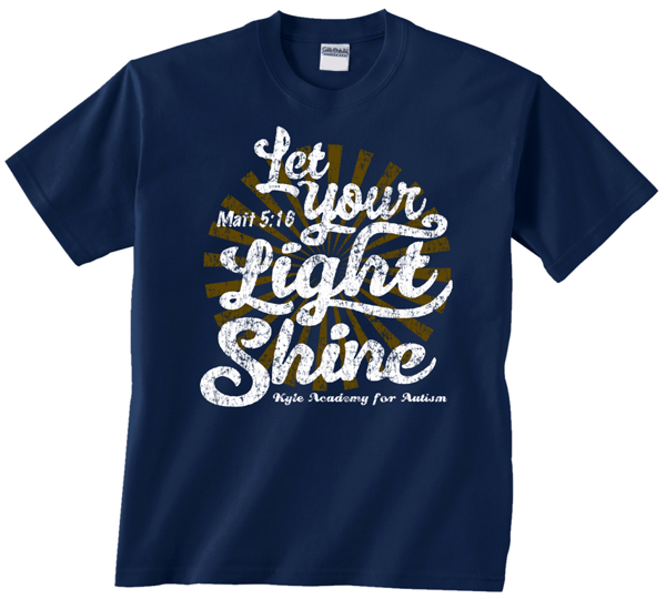 Image of "Let Your Light Shine" Kyle Academy Shirt