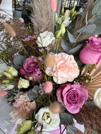 Image 2 of The Florist's Charm Blush & Dried Hatbox