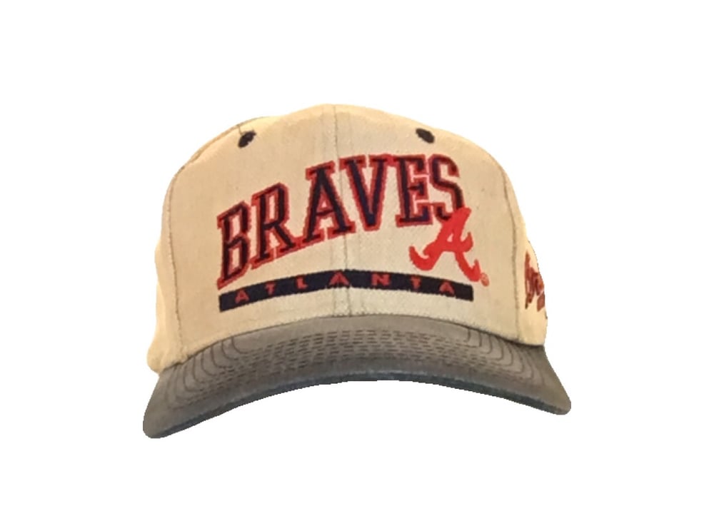 Vintage Atlanta Braves Twill Snapback / Anotha Man's Treasure