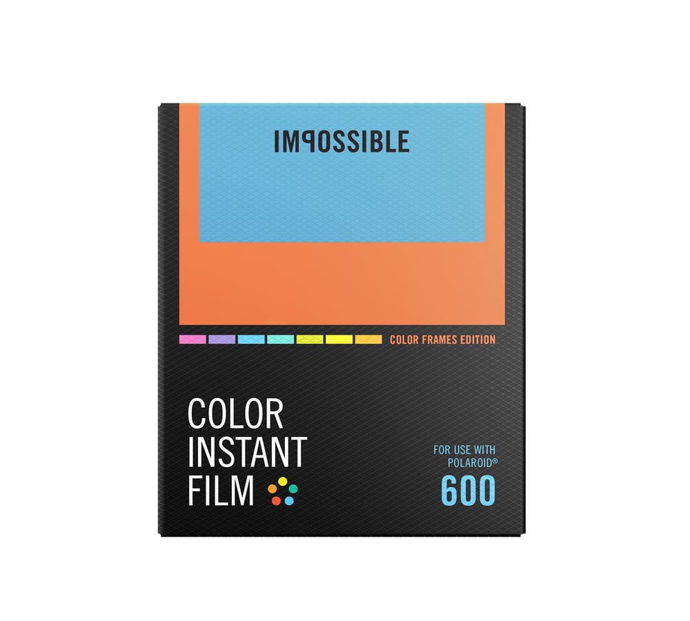 Image of 600 COLOUR FILM, COLOUR FRAME  IMPOSSIBLE PROJECT