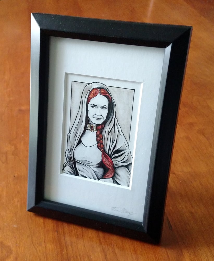 Image of Melisandre Original Art Card (Framed)