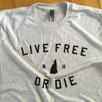 Image 2 of Live Free or Die - Heather T-shirt - soft