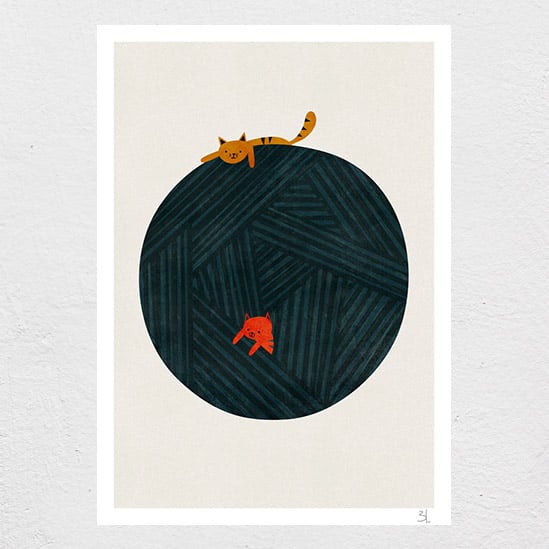 Image of The Yarn Ball Print