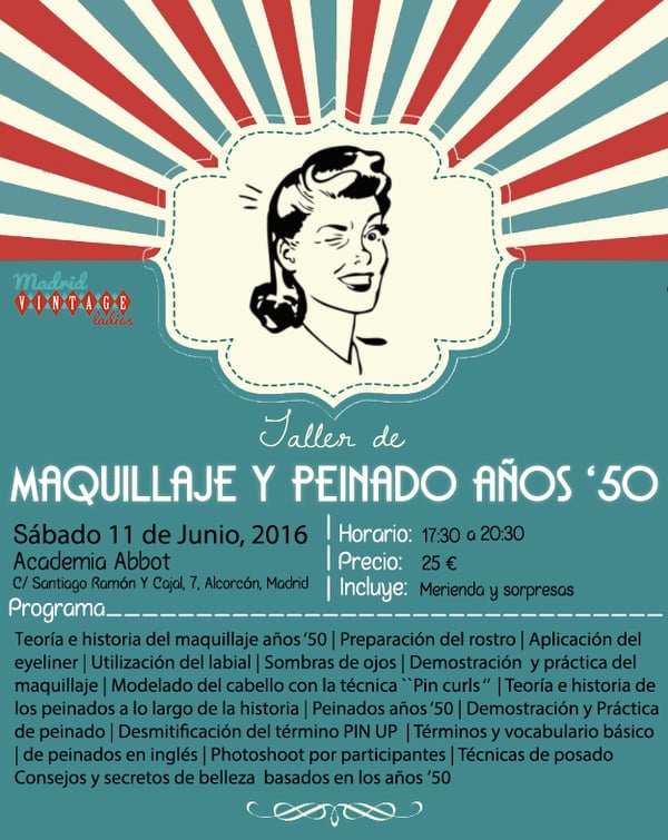 Image of Taller de Maquillaje y Peinado años '50