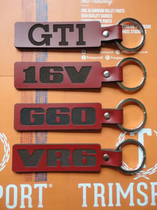 Image of Trimsport LIMITED EDITION VW Red Leather Keyrings