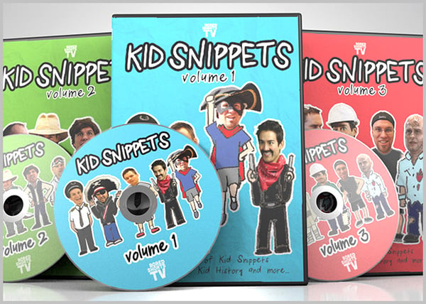 Image of CHRISTMAS SPECIAL! 2 for 1 Kid Snippets 3 DVD Sets - Volumes 1-3