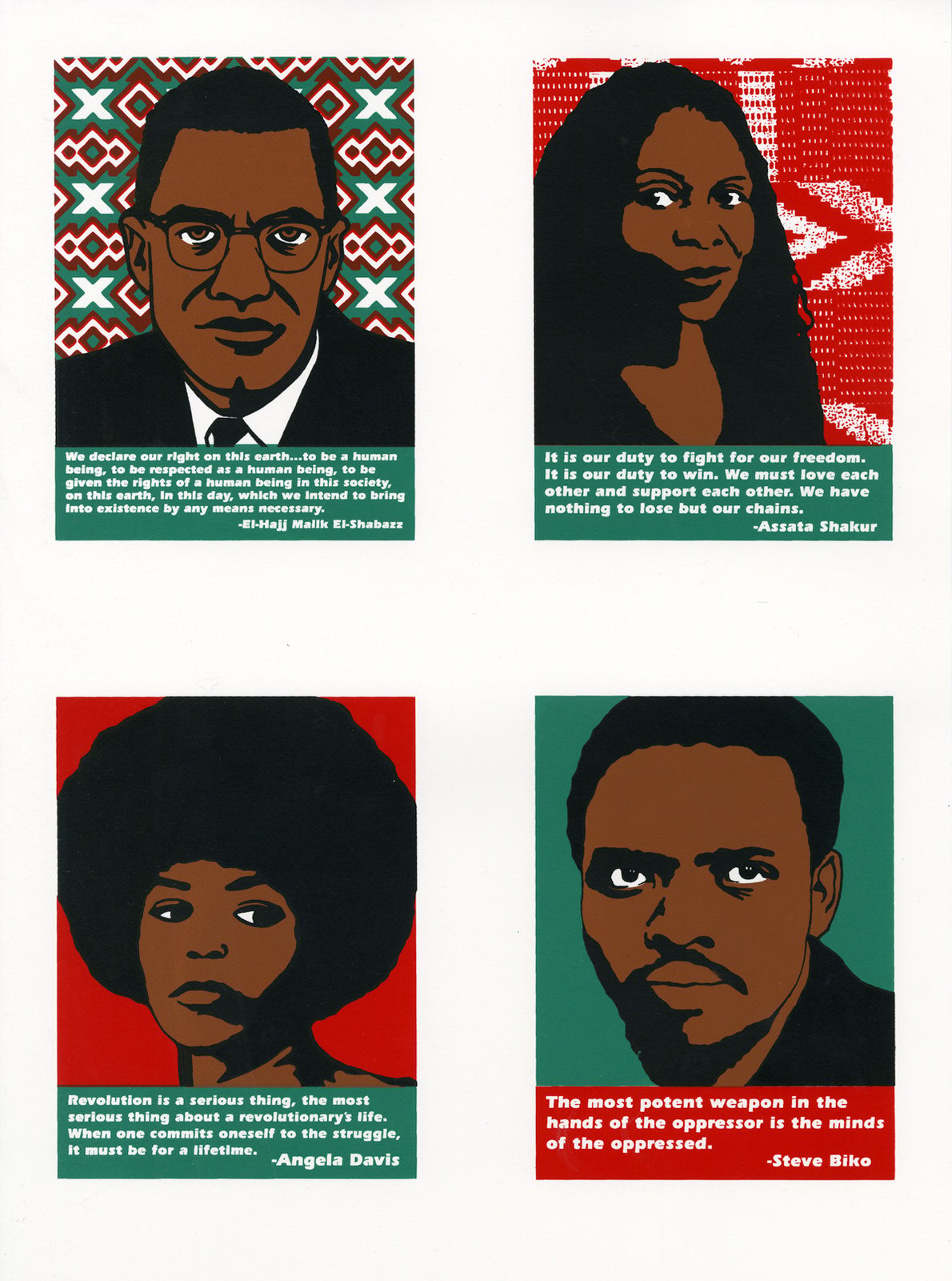 Black Power Mini-Prints (2015) | Dignidad Rebelde