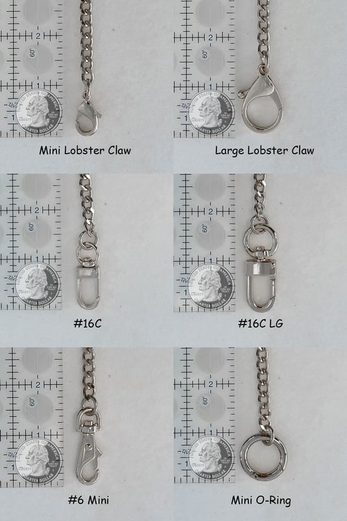 Image of NICKEL Chain Purse Strap - Mini Classy Curb, Diamond Cut Accents - 1/4" Wide - Choose Length & Clasp