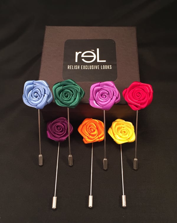 Image of Rose Lapel Flowers