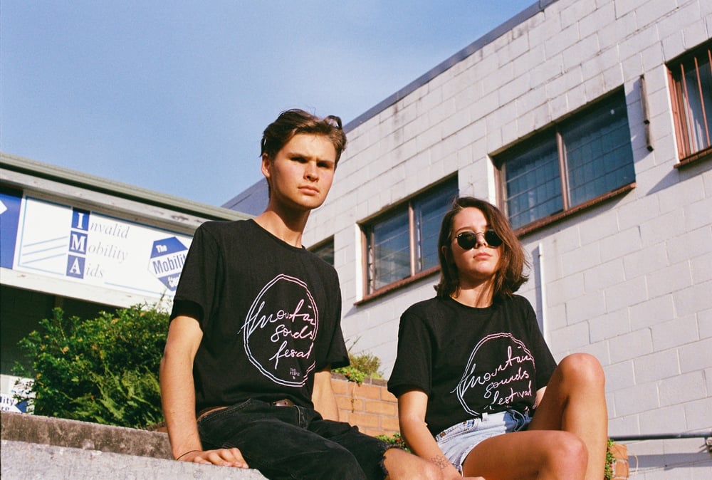 Image of Mountain Sounds x The People Vs. Tee (Black)