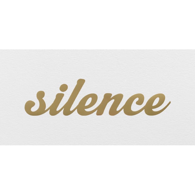 Image of 'Silence Is Golden'