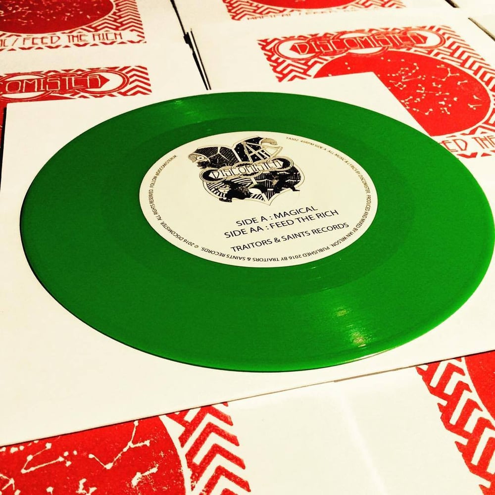 Image of Magical / Feed The Rich - Signed 7" Single - Limited Green Vinyl