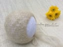 Tiny Flowers Mohair bonnet - Stone
