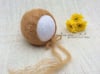 Tiny Flowers Mohair bonnet - Gold - Limited edition colour