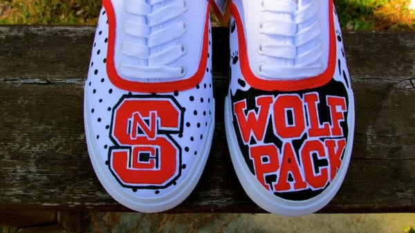 Custom college outlet shoes