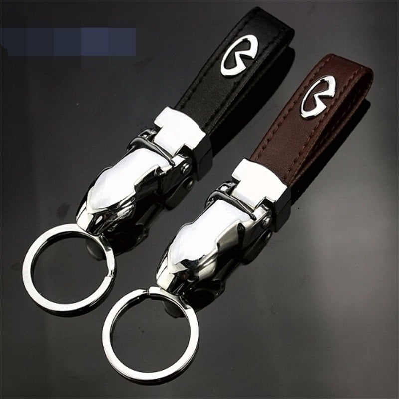 Infiniti Leather Keychain MotorChains - Main Image