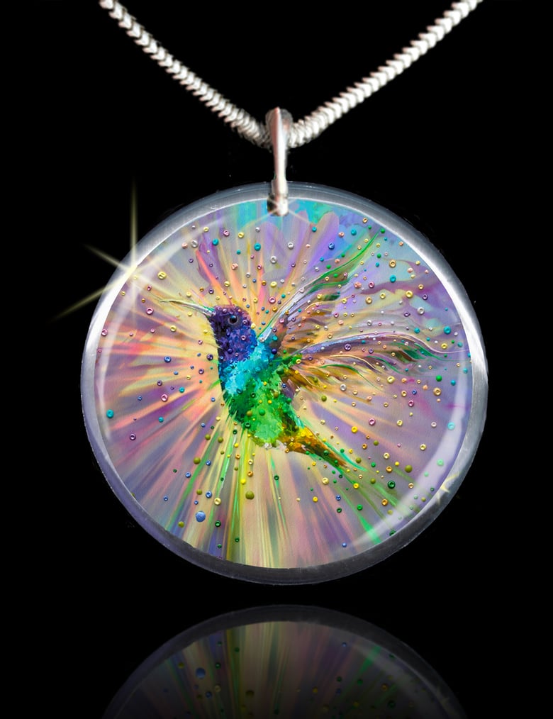 Image of Hummingbird Magic Energy Pendant