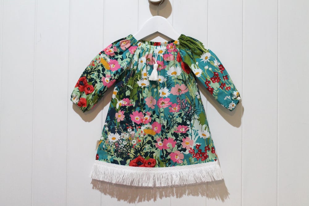 Image of Gypsy Garden - Boho Tassel Dress