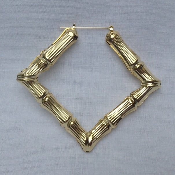 Image of Square Bamboo Hoops