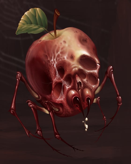 Image of Skull Apple Spider